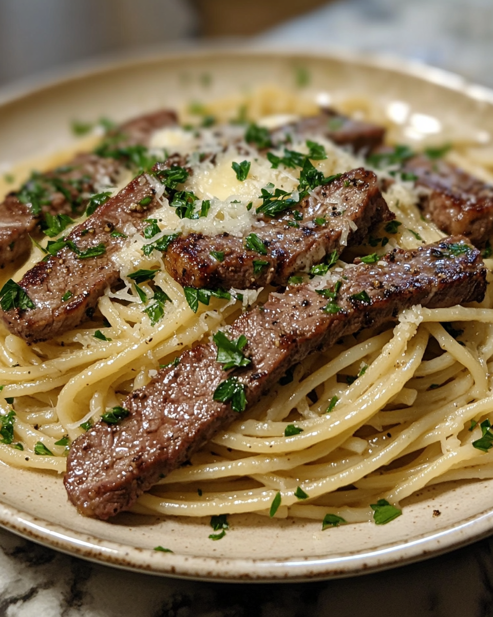 Simple Steak Pasta Recipe