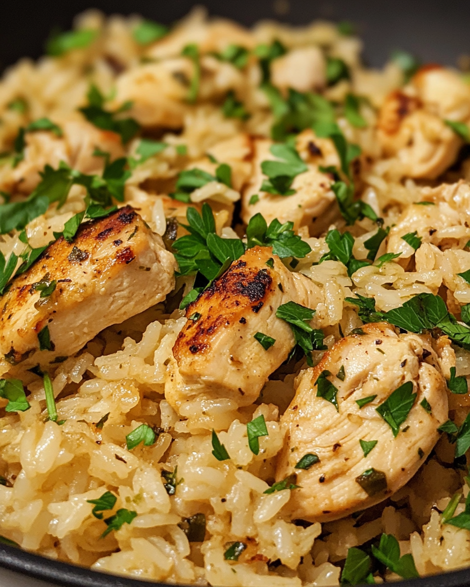 Garlic Herb Chicken Rice Pilaf: 7 Amazing Comforting Bites