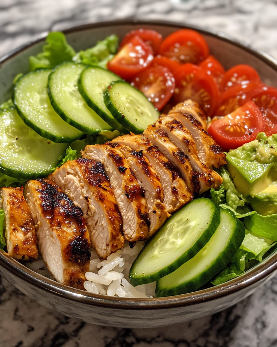 Healthy Avocado Chicken Rice Bowl: 7 Simple Devoted Meals